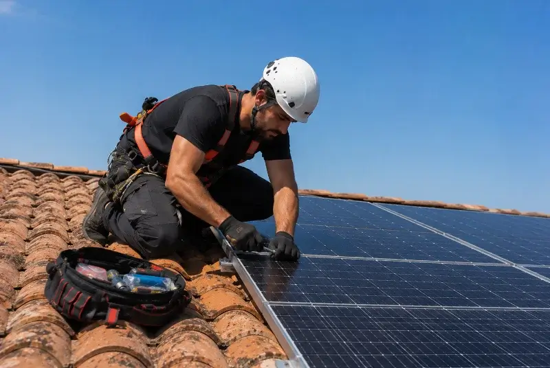 Maintenance et monitoring de panneaux solaires à Corps-Nuds