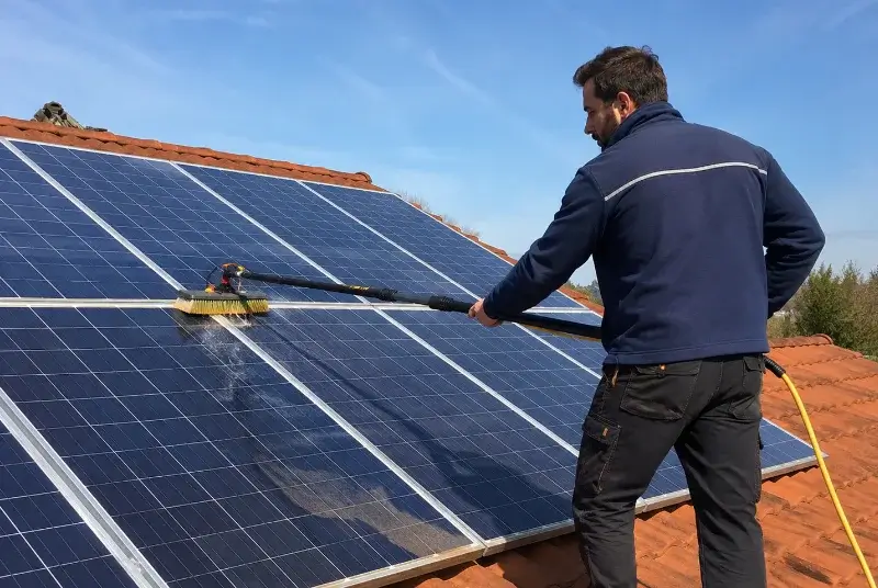 Nettoyage et entretien de panneaux solaires à Corps-Nuds